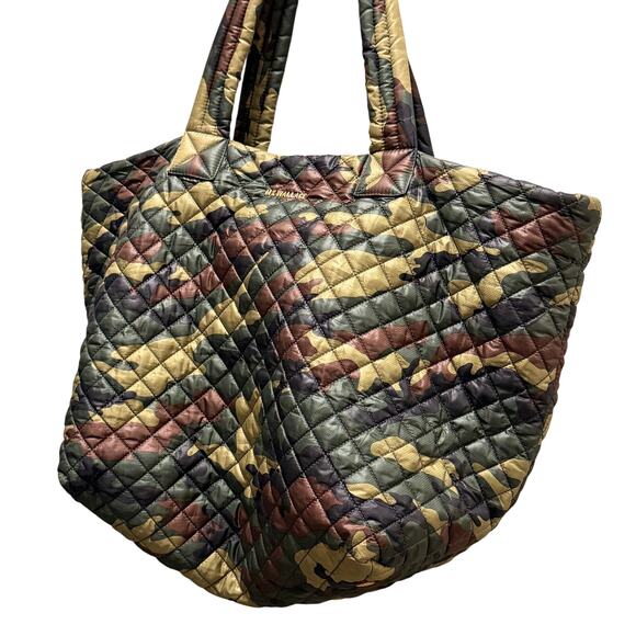 MZ Wallace Large Metro Tote Camo Quilted Nylon Bag – Discontinued Color - Picture 1 of 10